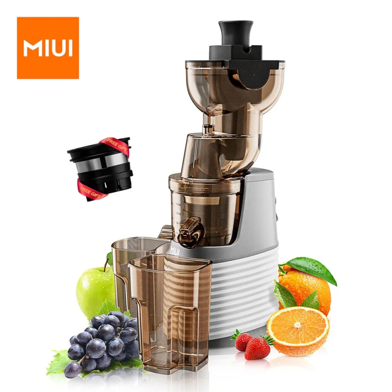 Extracteur de jus MIUI Slow Juicer : extrayez facilement et sainement des jus frais